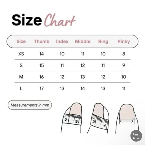 3D White Floral Press-On Nails with Purple Glitter Accents - Picture 4 of 4